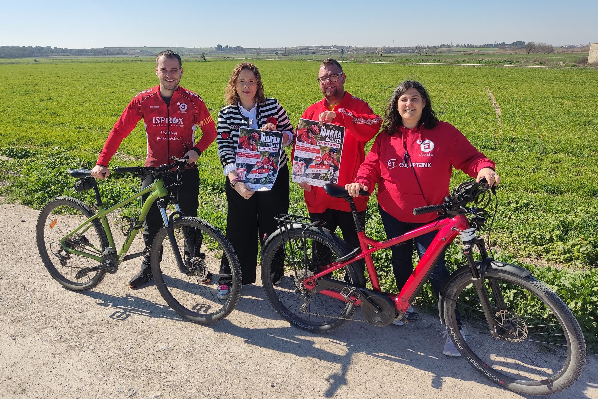 El Club Esportiu Alba de Tàrrega celebra el dissabte 7 de març la 3a Marxa Ciclista en homenatge a Violant Amoròs