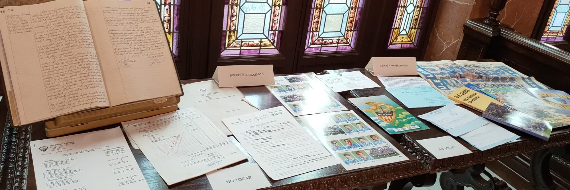 La història de la Unió Esportiva Lleida passa a ser patrimoni de la ciutat