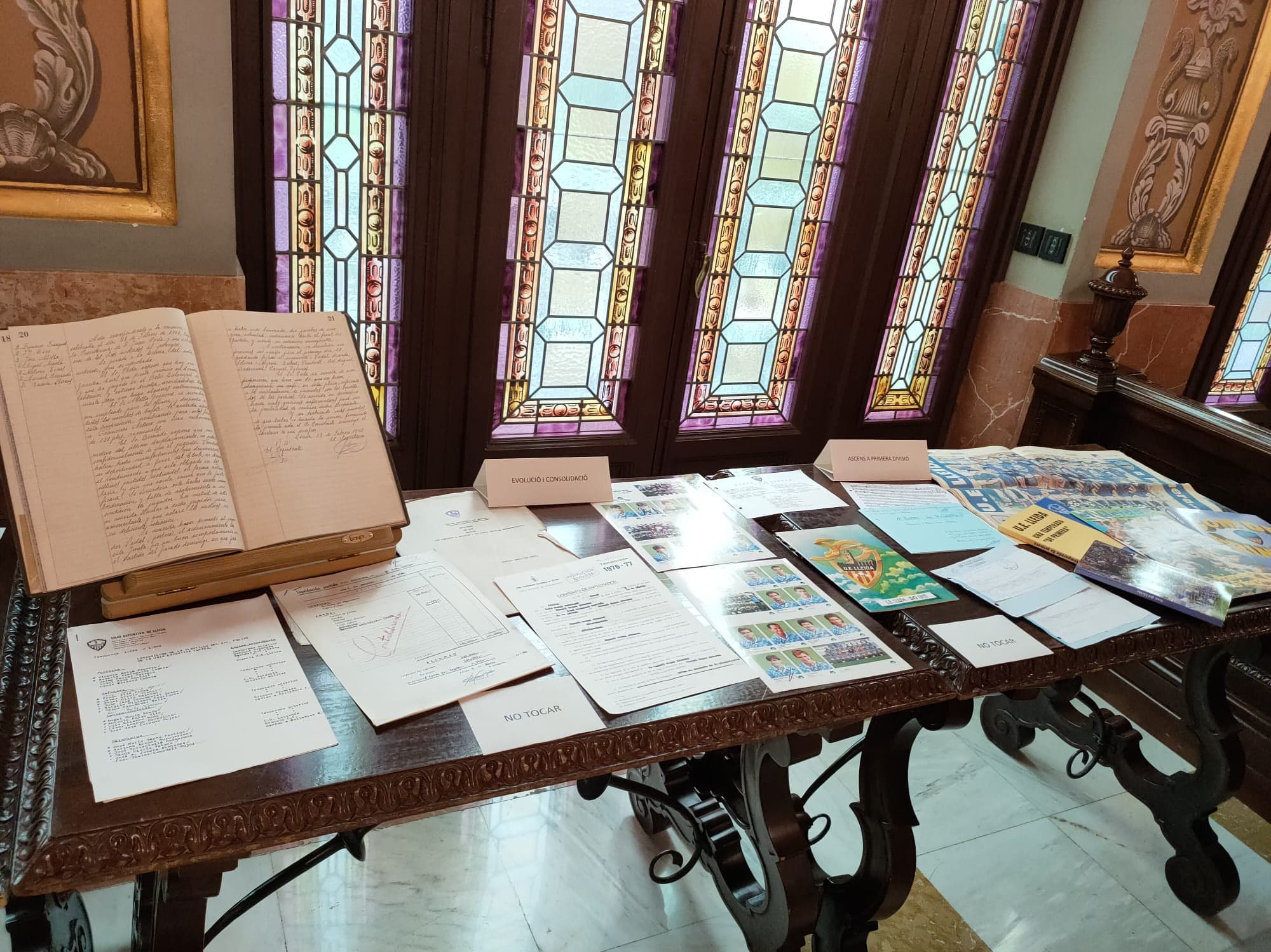 La història de la Unió Esportiva Lleida passa a ser patrimoni de la ciutat