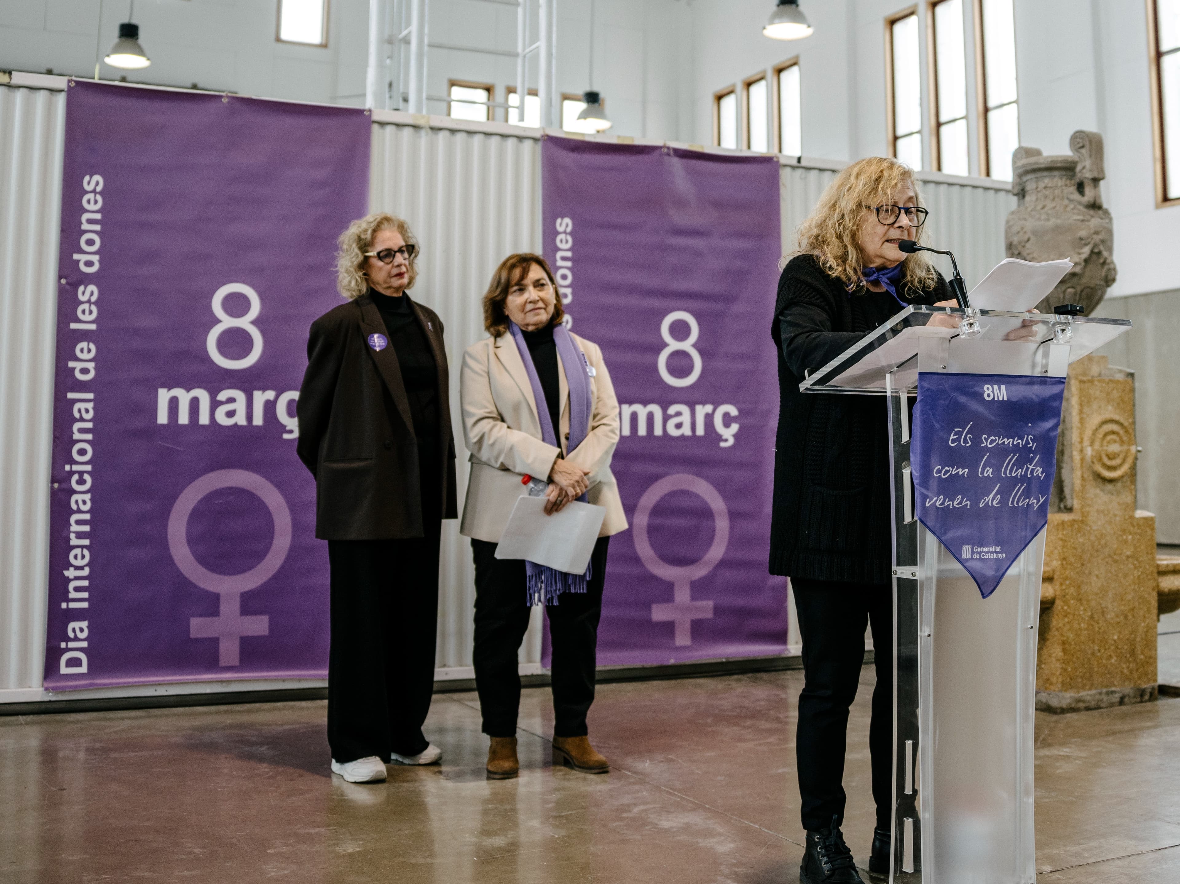 Lleida reivindica la lluita de les dones grans per a la igualtat en l’acte unitari institucional del Dia Internacional de les Dones