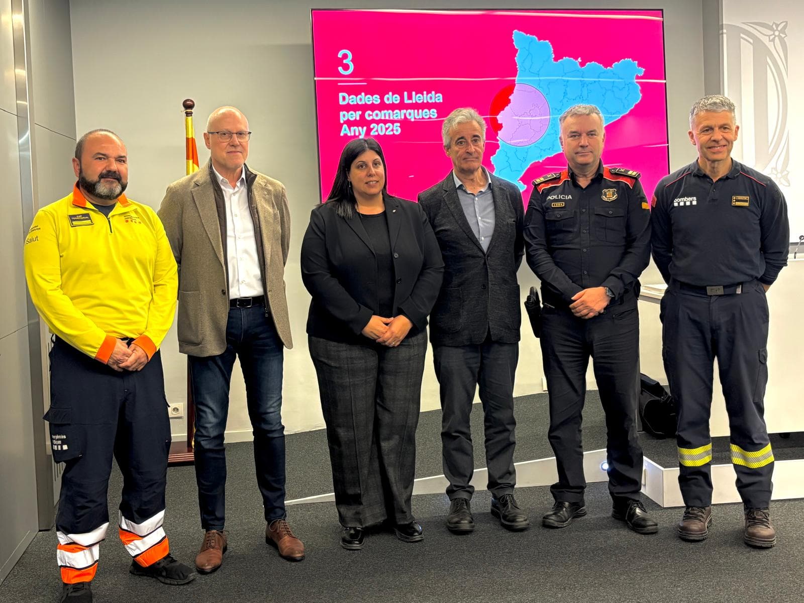 El servei d’emergències del 112 a Lleida va registrar 98.730 trucades al llarg de l’any 2025