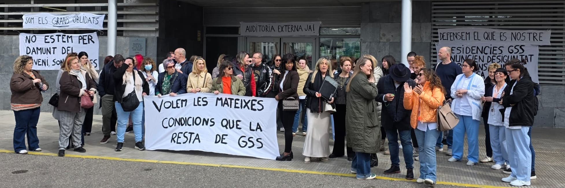 Els treballadors de les residències Balàfia I i II demanen l'increment pactat a l'estiu