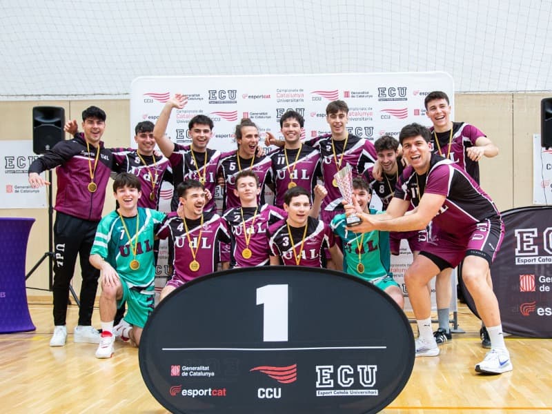 La Universitat de Lleida es proclama campiona de Catalunya en voleibol masculí