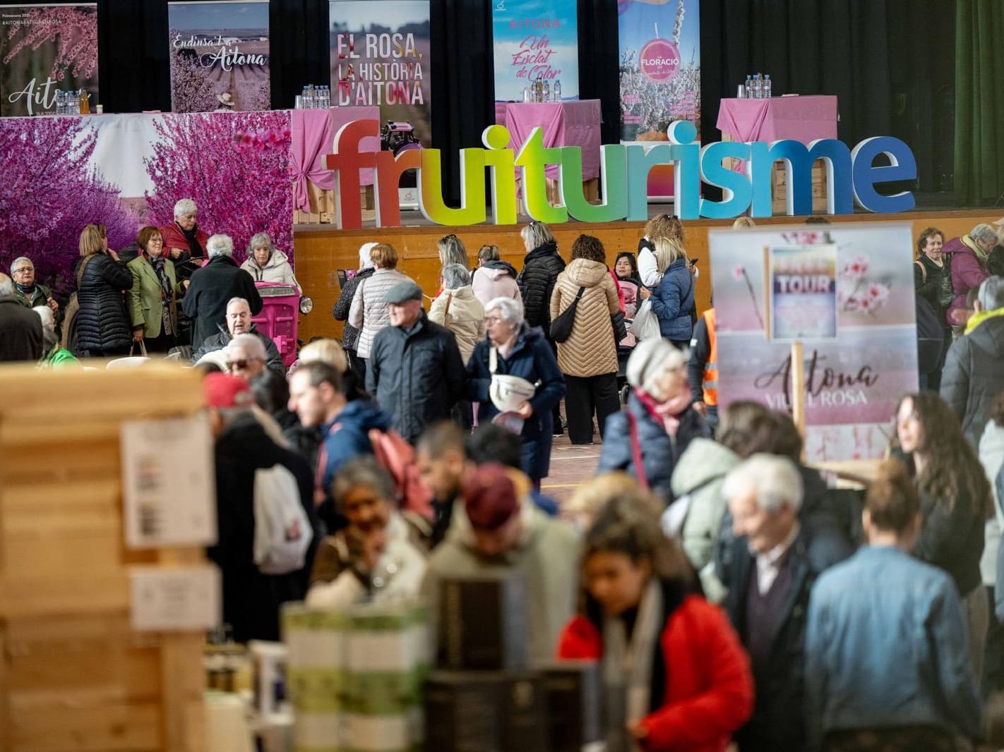 Nou cap de setmana d'èxit a la floració d'Aitona amb més de 7.000 visitants