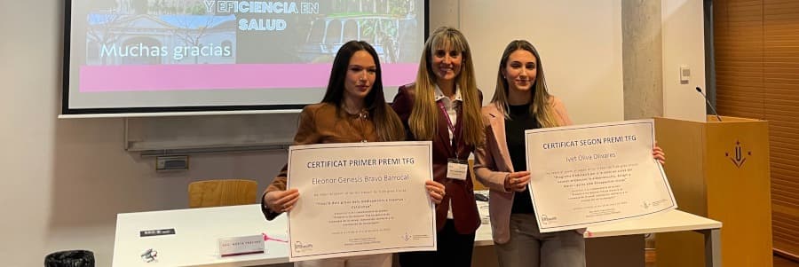 La UdL premia dos TFG sobre sostenibilitat sanitària i accessibilitat en la salut