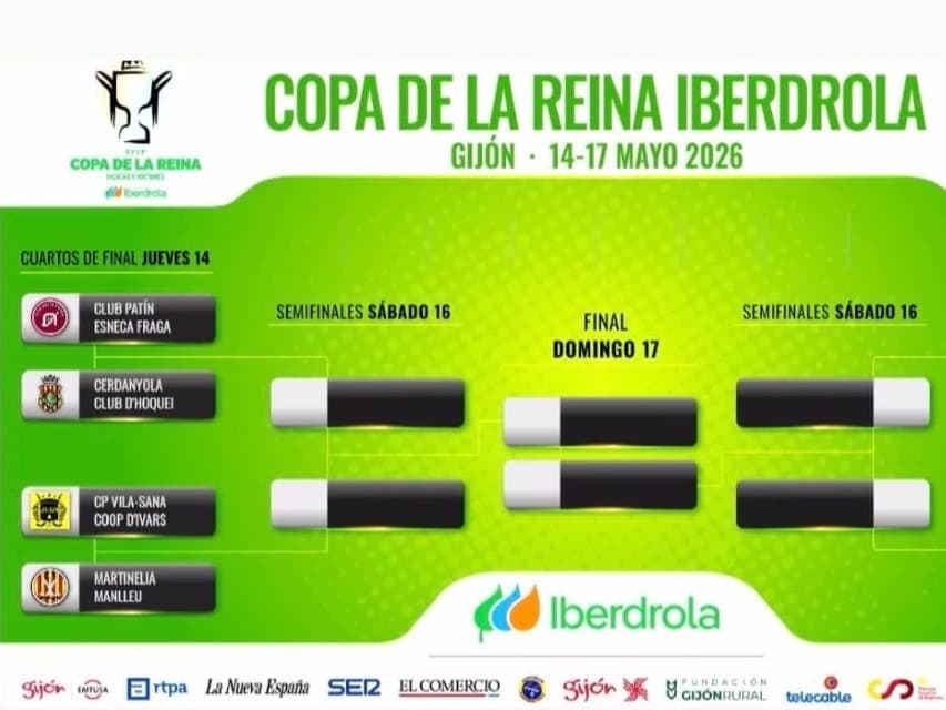 La Copa de la Reina d’hoquei patins ja té els emparellaments definits