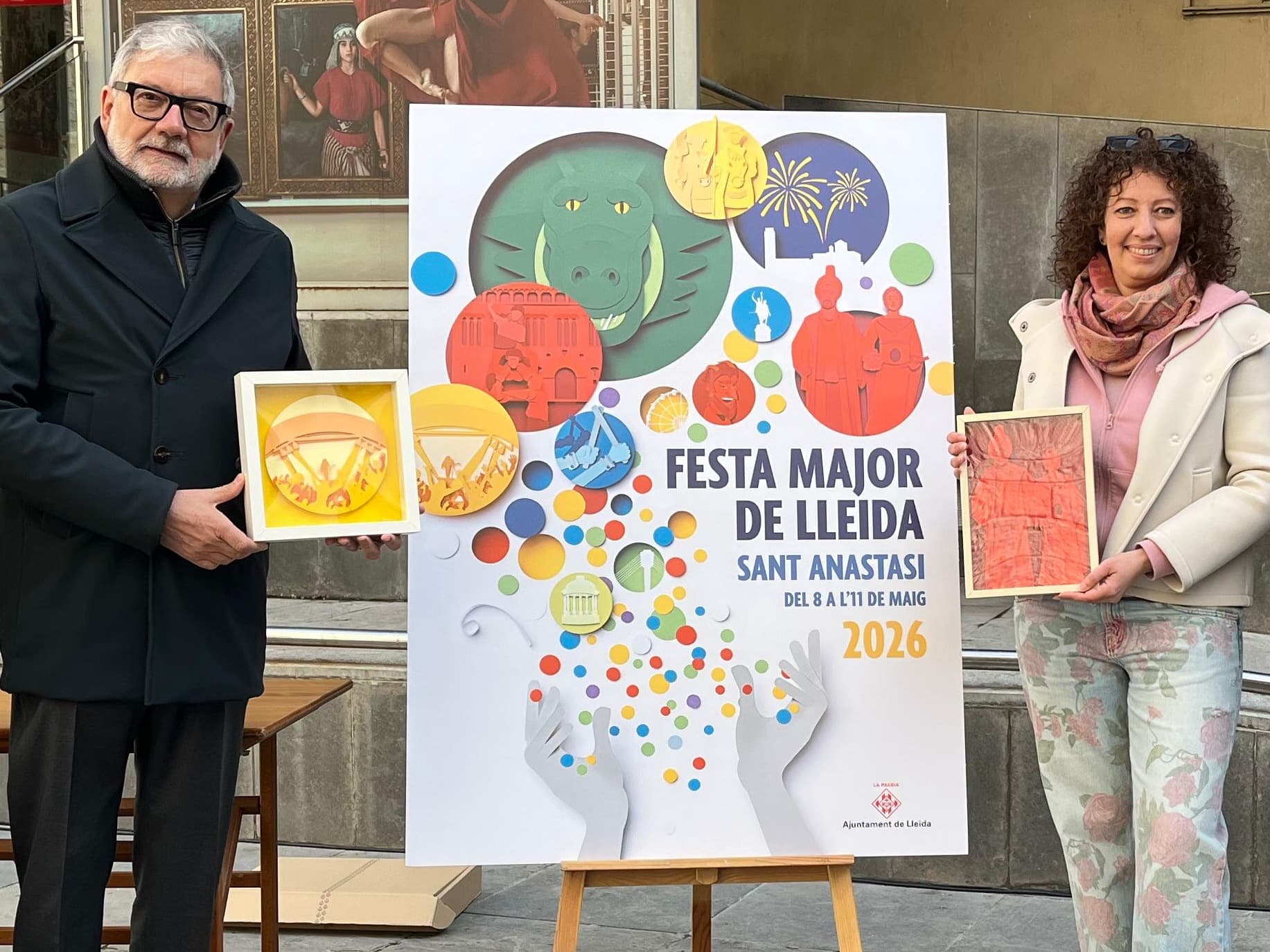 La Batalla de Flors és la protagonista del cartell de la Festa Major de Lleida
