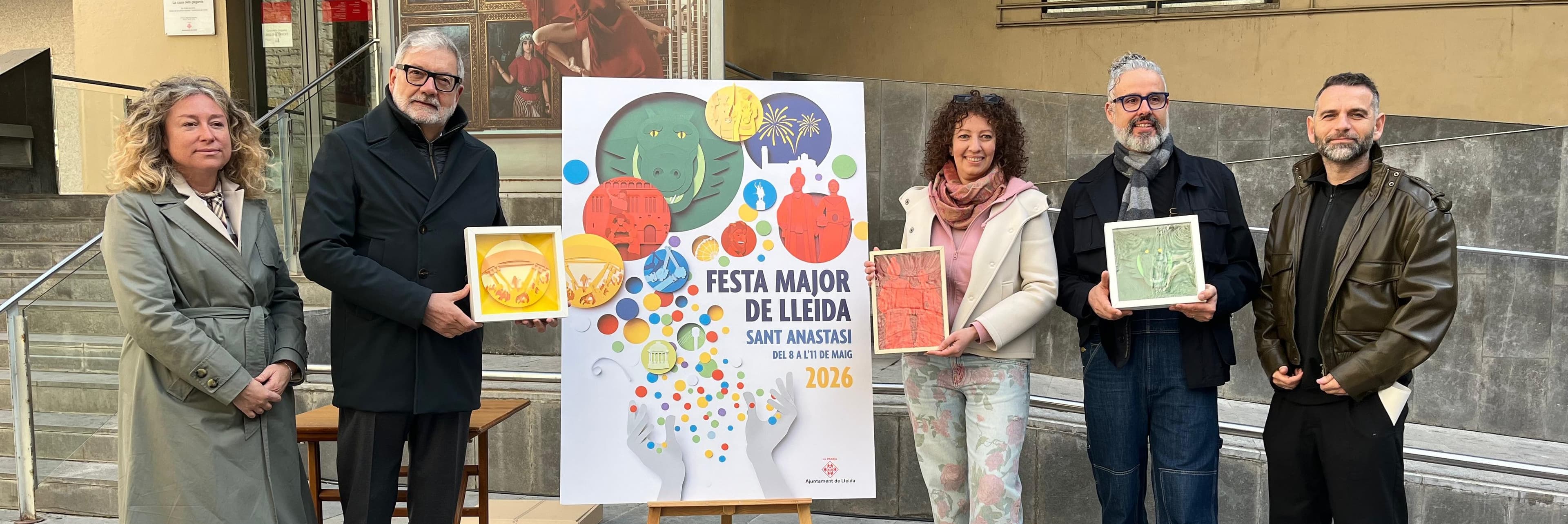 La Batalla de Flors és la protagonista del cartell de la Festa Major de Lleida