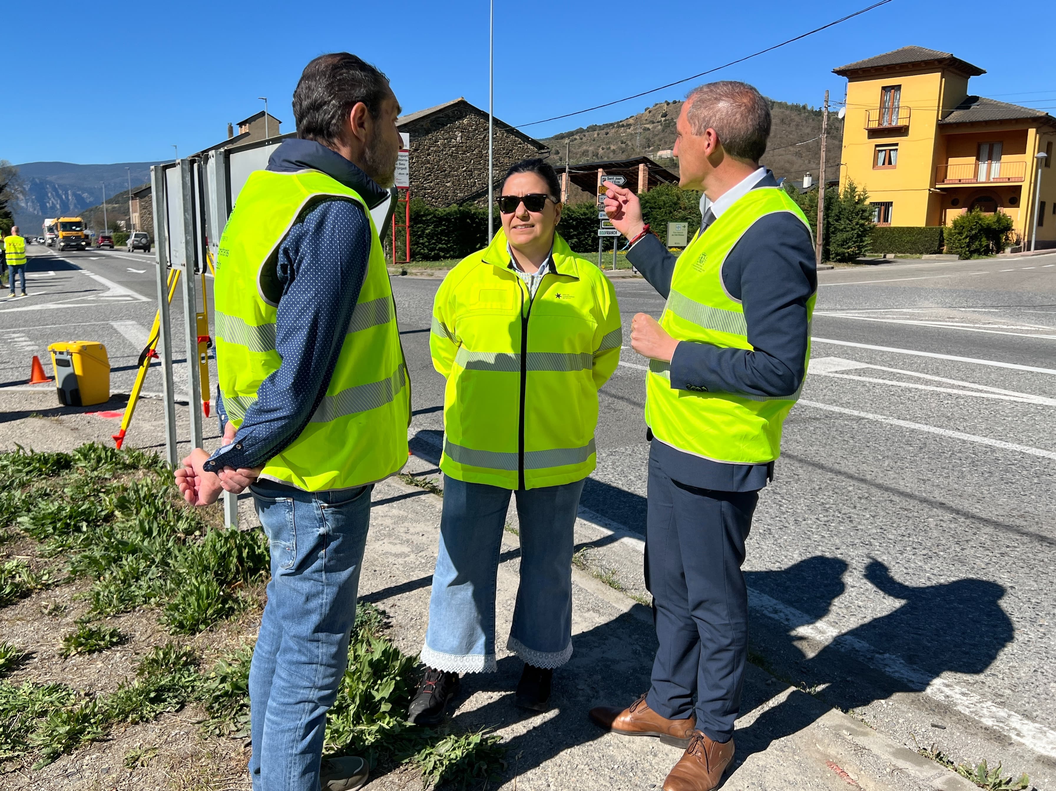 Comencen els treballs previs a la construcció d'una rotonda a l'N-260 a Montferrer