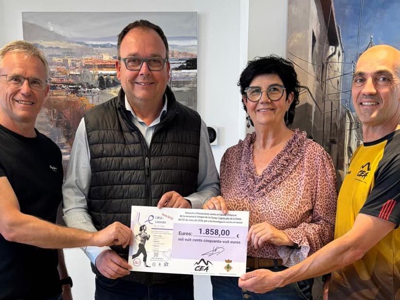 La Cursa de la Dona d’Alpicat recull gairebé 2.000 euros per la investigació contra el càncer