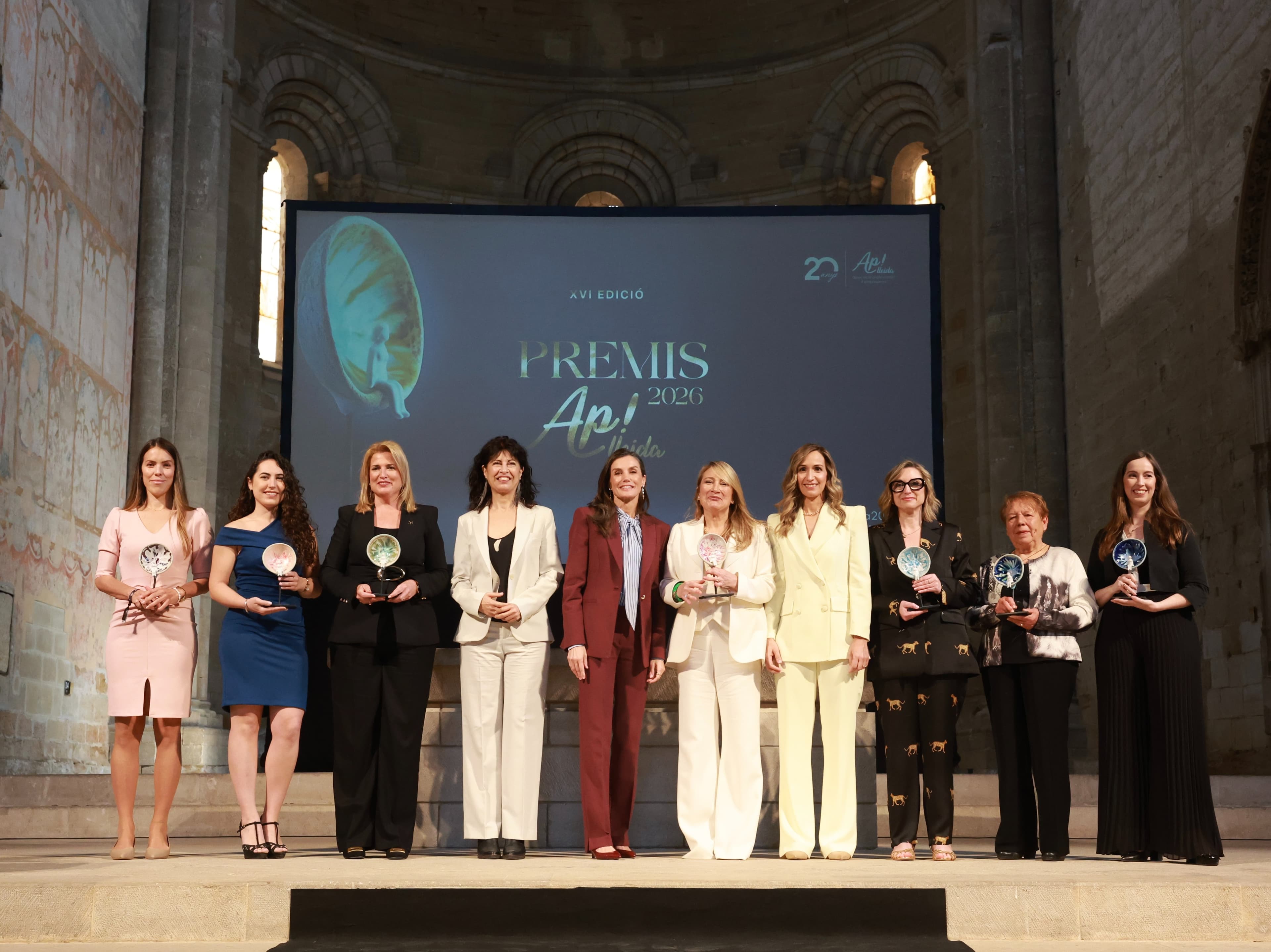 Ap!Lleida premia set dones referents en una gala encapçalada per la Reina Letizia