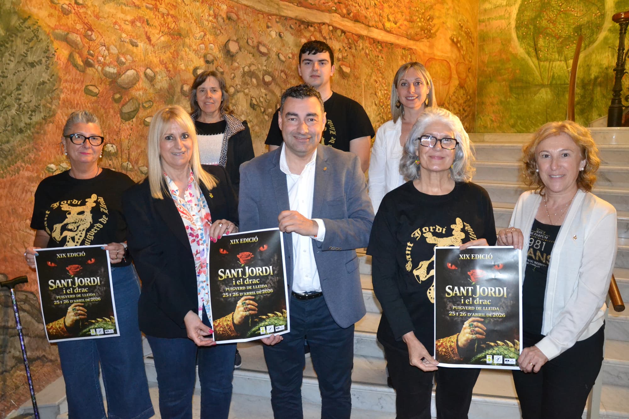 Puigverd de Lleida celebra la 19a Fira Medieval Sant Jordi i el Drac