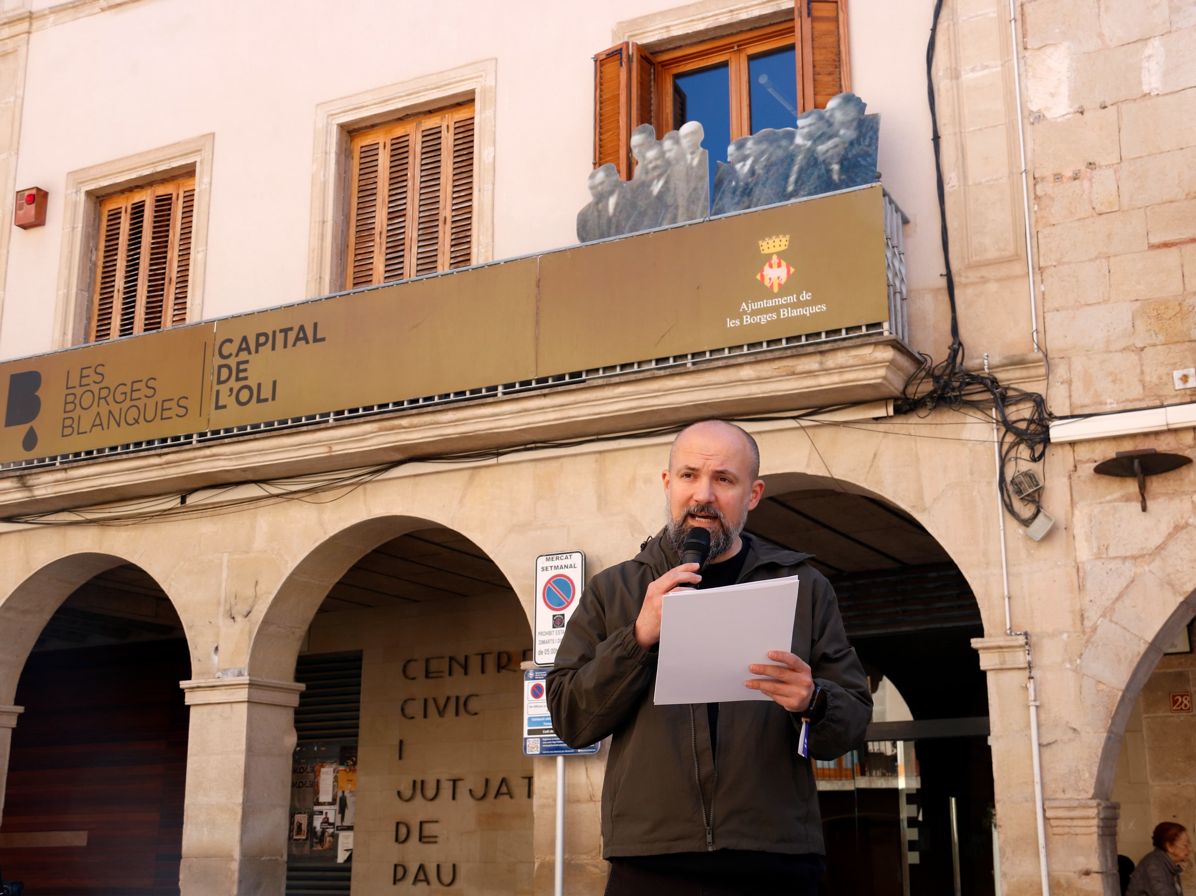 Les Borges Blanques recrea la proclamació de la República Catalana per commemorar-ne el 95è aniversari