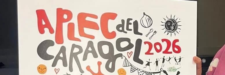 La Fecoll presenta el cartell del 45è Aplec del Caragol de Lleida, obra de Pepo Curià