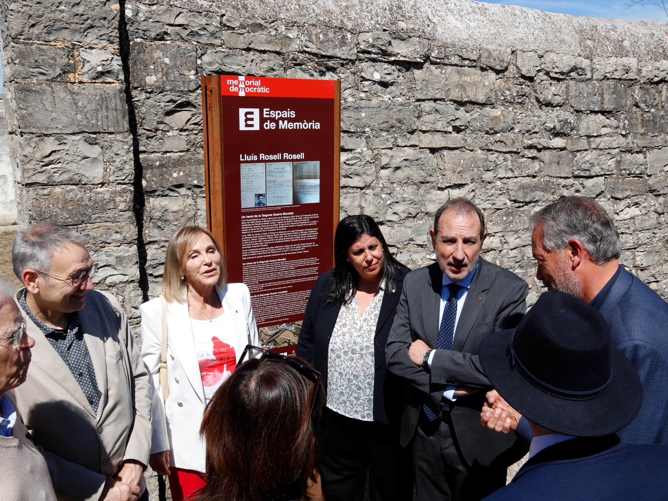 El combatent antifeixista Lluís Rosell rep un homenatge públic a Sant Guim de la Rabassa, el seu poble natal