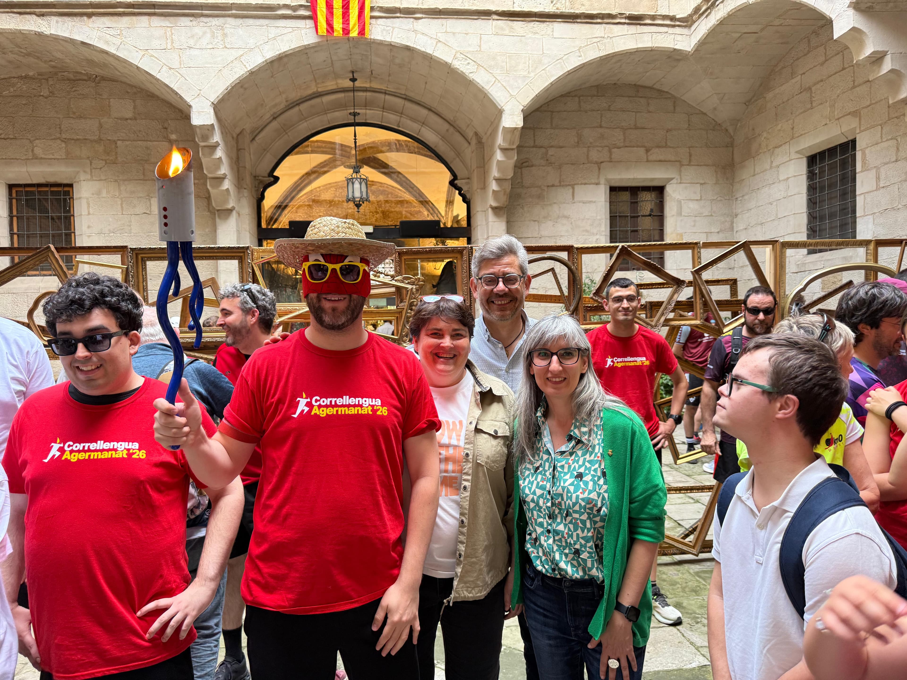 El Correllengua Agermanat fa parada a Lleida per reivindicar l’ús del català