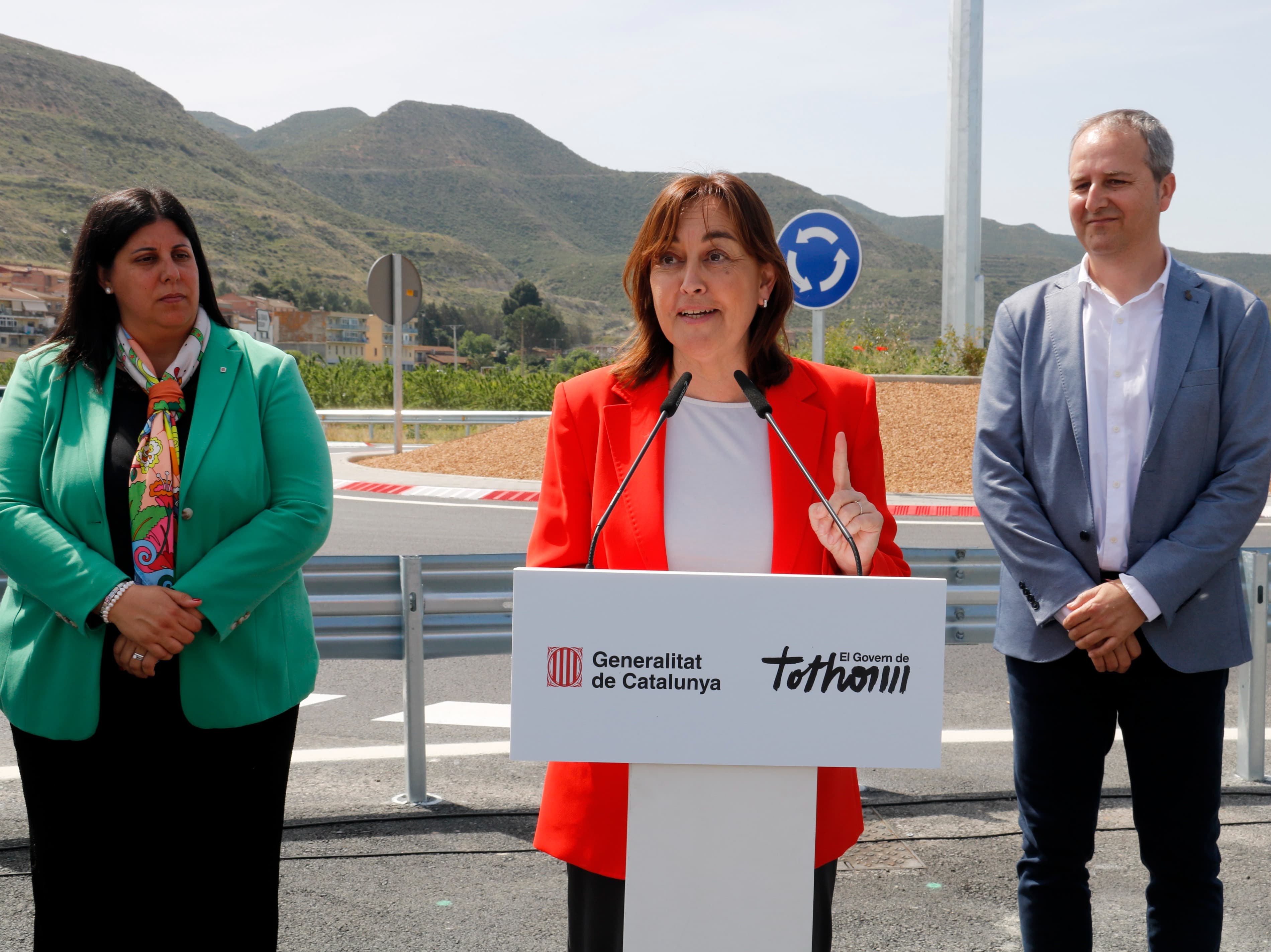 Territori inaugura la carretera C-131 que uneix la Granja d'Escarp amb Mequinensa