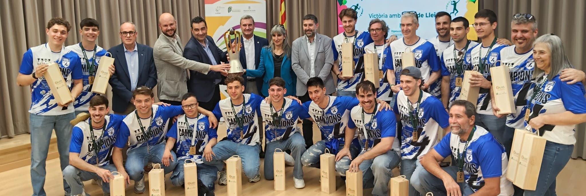 El Pons Lleida pren els carrers de la capital del Segrià per celebrar la 4ta WS Europe Cup