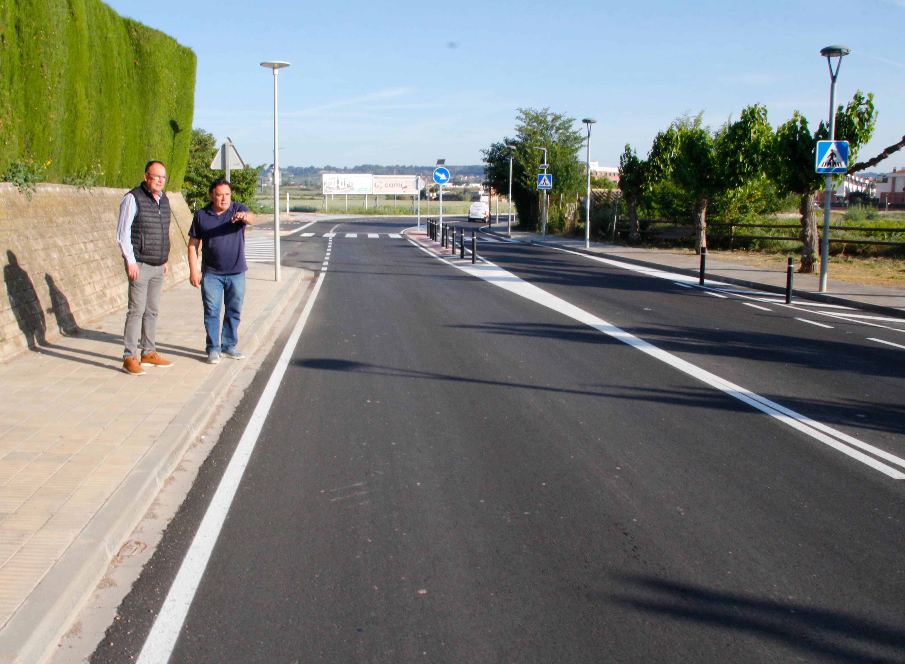 Alpicat inverteix 300.000 euros en la primera fase de les obres de millora del vial d’accés al municipi