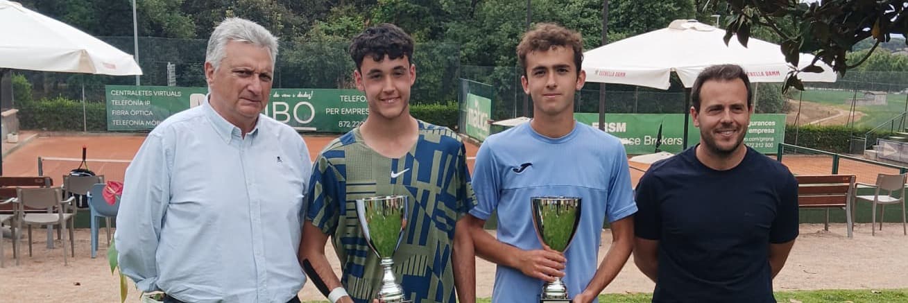 Víctor Palomar es proclama campió de dobles a l’ITF Junior de Girona