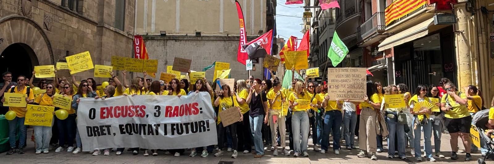 Les escoles bressol donen el tret de sortida a un mes de vagues a l’educació