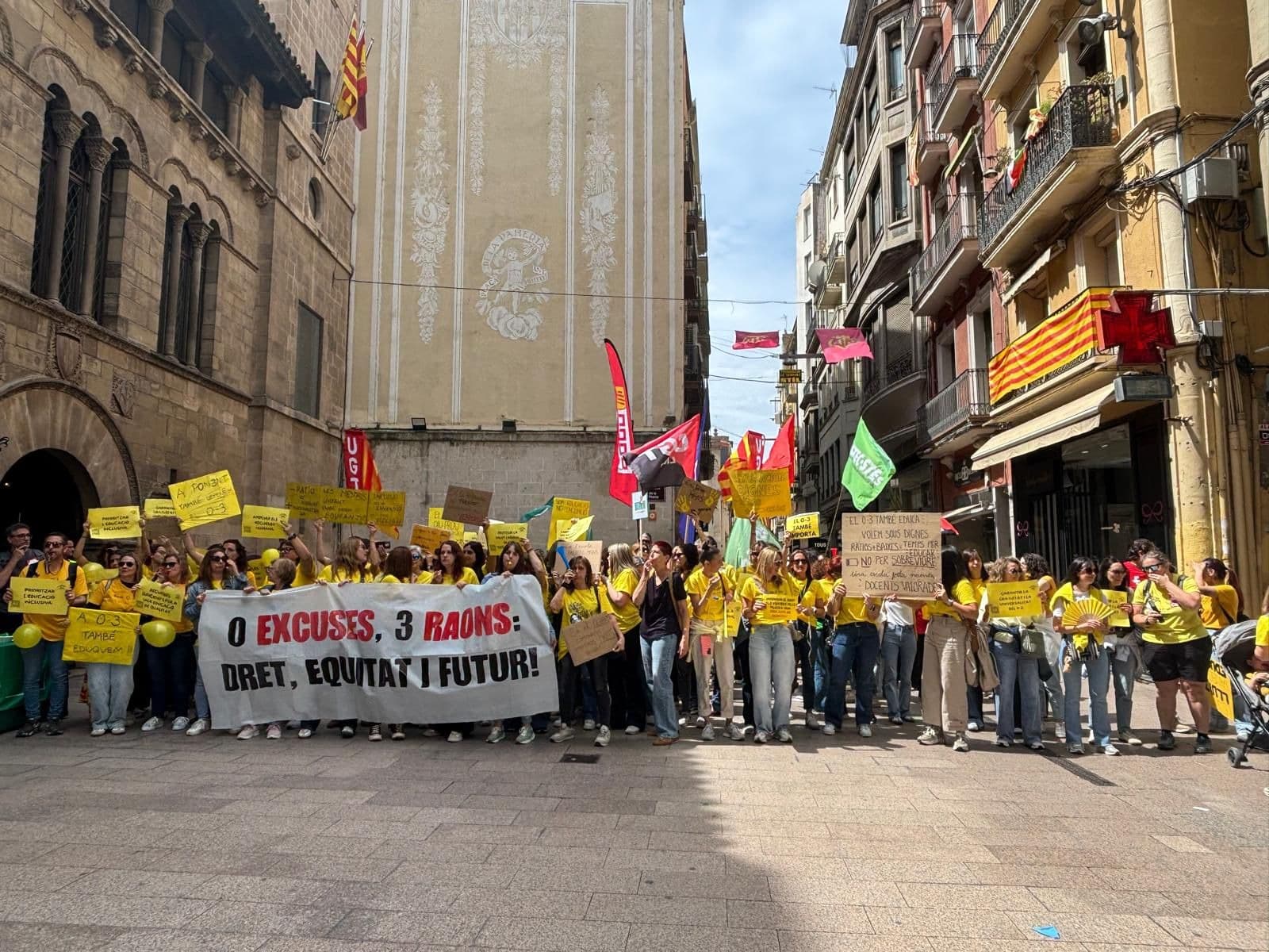 Les escoles bressol donen el tret de sortida a un mes de vagues a l’educació