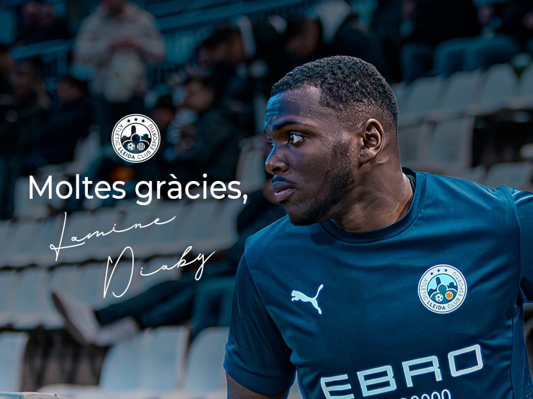 Lamine Daiby és la primera baixa de l’Atlètic Lleida