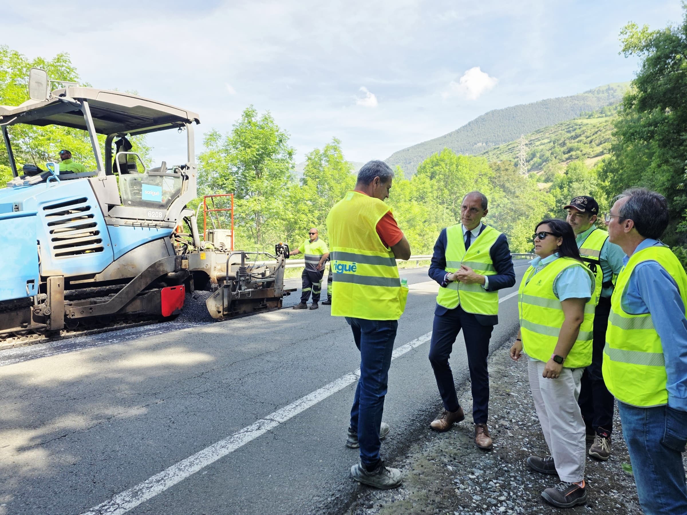 El Ministeri de Transports inverteix 1,5 milions d’euros en renovar el ferm de l’N-230 entre l’Alta Ribagorça i la Val d’Aran