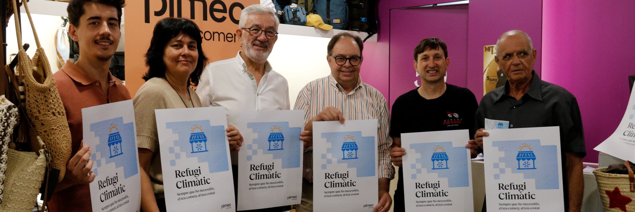 Uns 1.200 comerços de la demarcació de Lleida s'ofereixen com a refugis climàtics en una campanya de Pimec