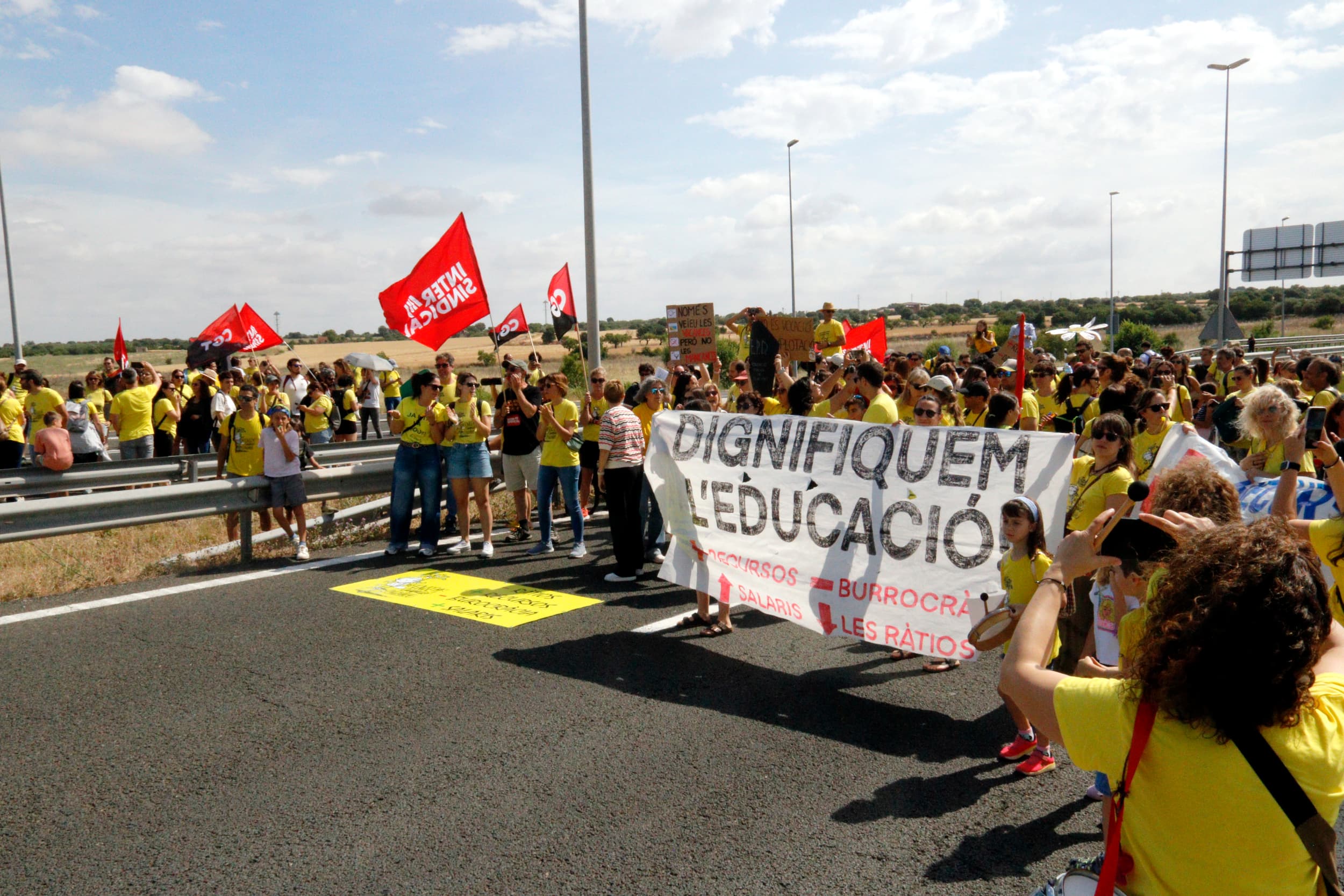 Els docents refusen el preacord amb Educació en una nova jornada de mobilitzacions a Tàrrega