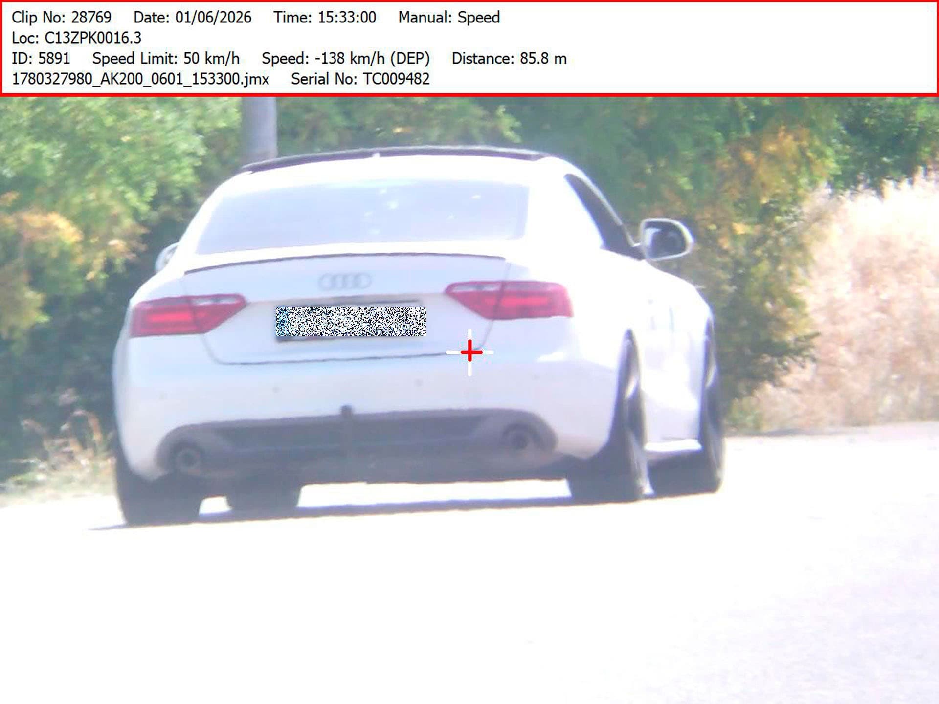 Els Mossos d'Esquadra denuncien penalment dos conductors per circular a 138 km/h i 121 km/h per la C-13z a Vilanova de la Barca