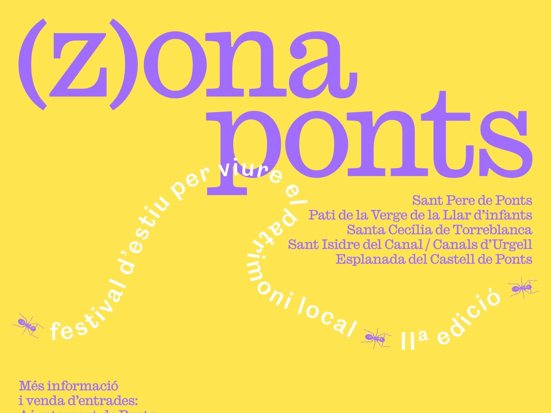Ponts busca consolidar el festival (Z)ona Ponts amb una mirada artística sobre el patrimoni local