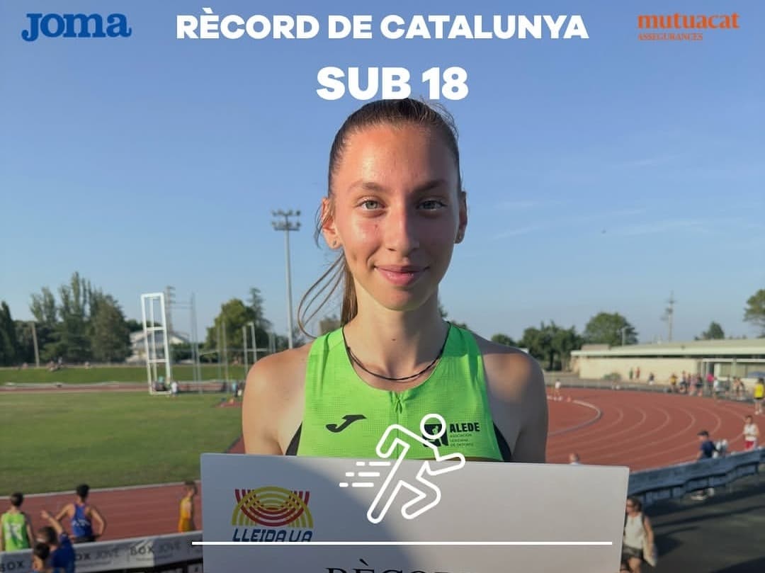 Mariona Armero trenca dos rècords de Catalunya al Míting del Lleida UA
