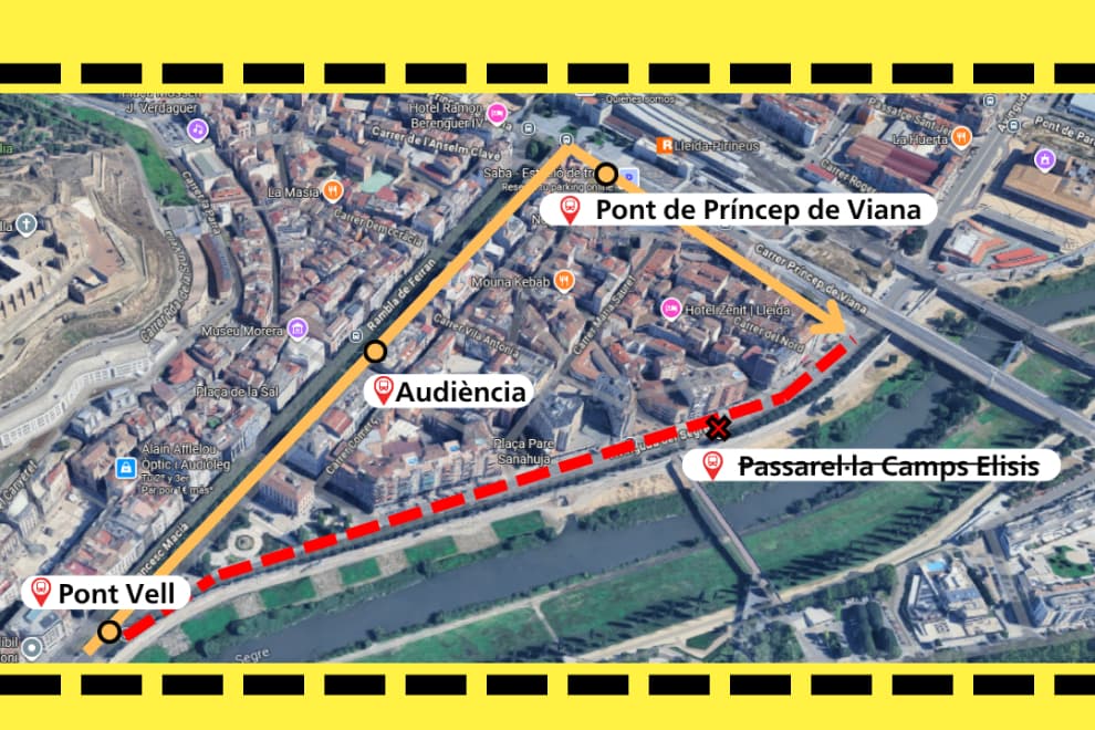 La línia d’autobusos L5 canvia de recorregut per millorar la connexió amb la nova estació d’autobusos de Lleida