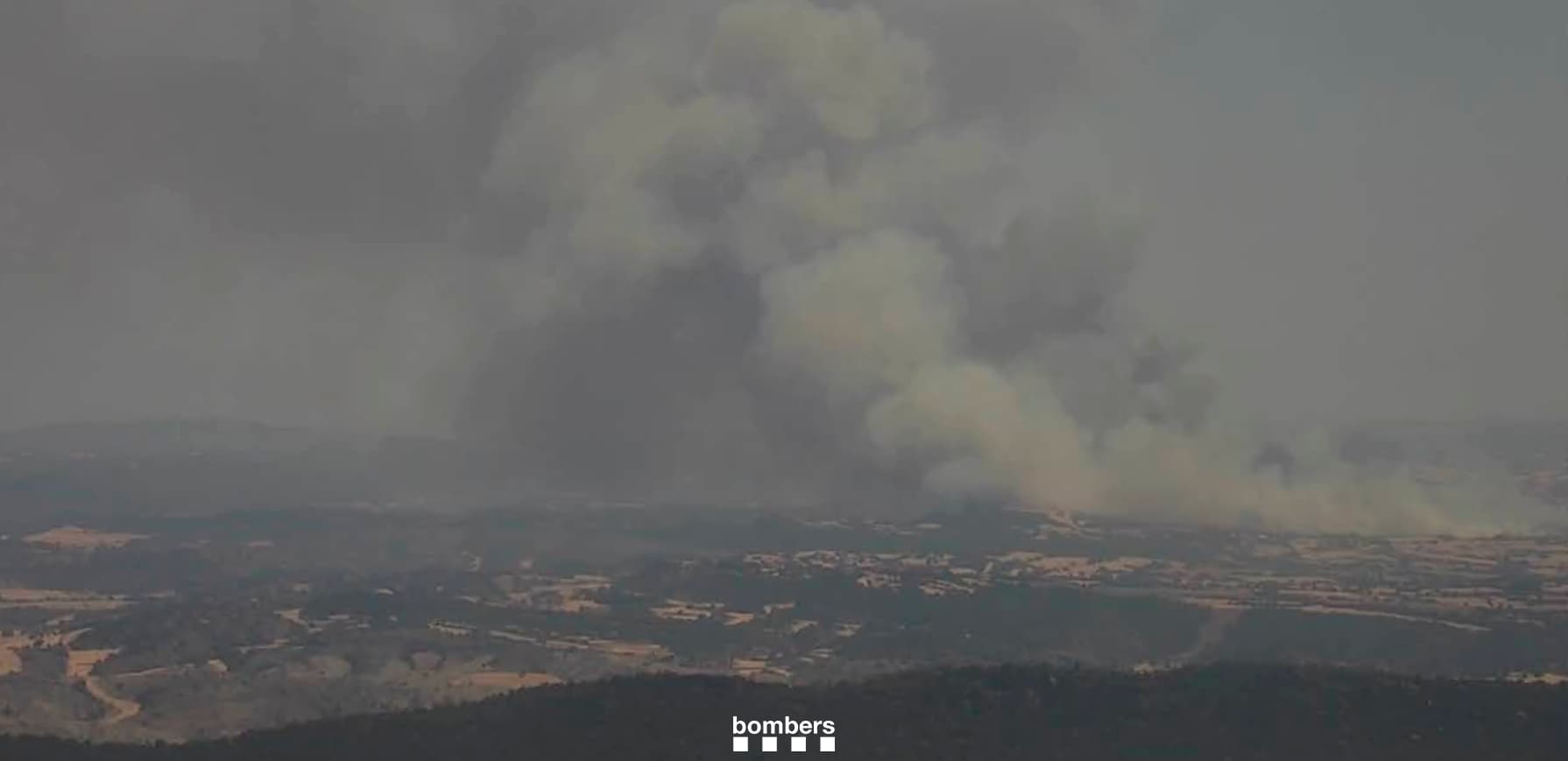 Confinen Biosca, Sanaüja i diversos nuclis més de la Segarra per un incendi agrícola a Torrefeta i Florejacs