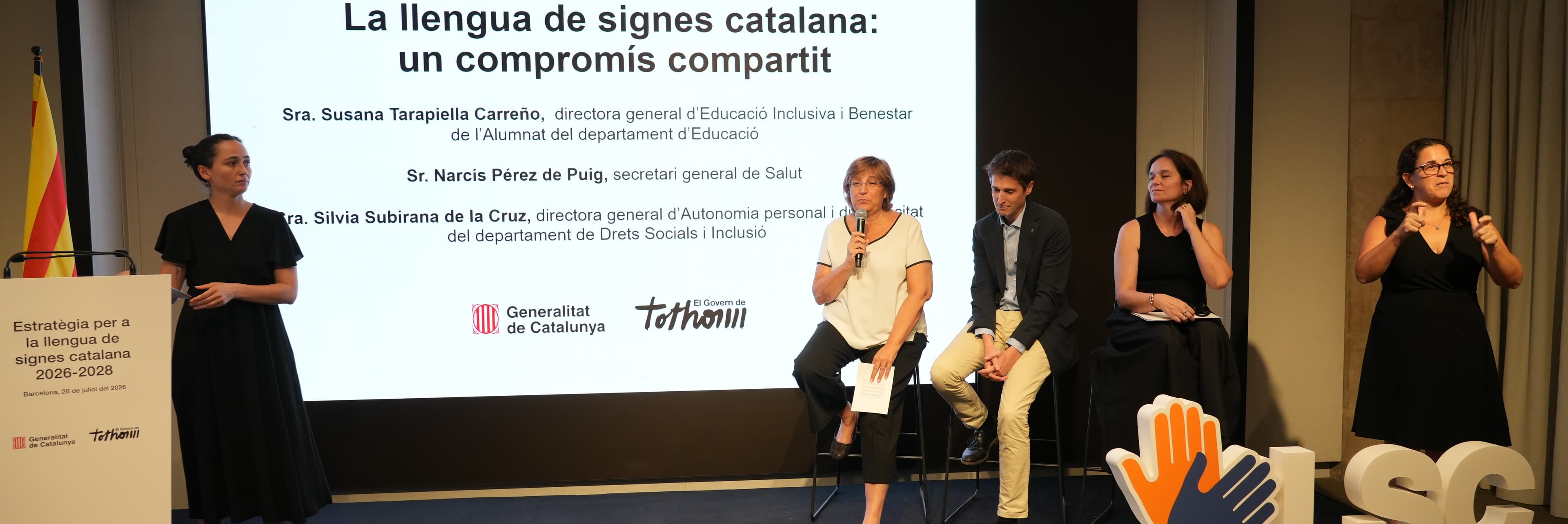 El Govern aprova l’estratègia per la llengua de signes catalana pel 2026-2028