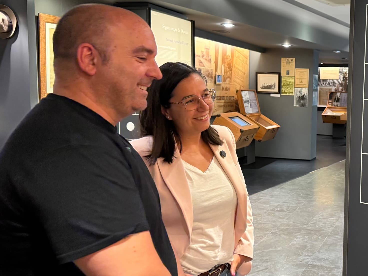 Jordina Freixanet i Xavier Bueno aposten per posar en valor el llegat de Francesc Macià que comparteixen Lleida i les Borges