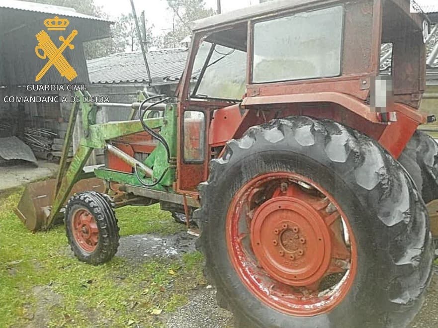 La Guàrdia Civil de Balaguer identifica al presumpte autor d’una estafa en la compravenda d’un tractor a través d’internet