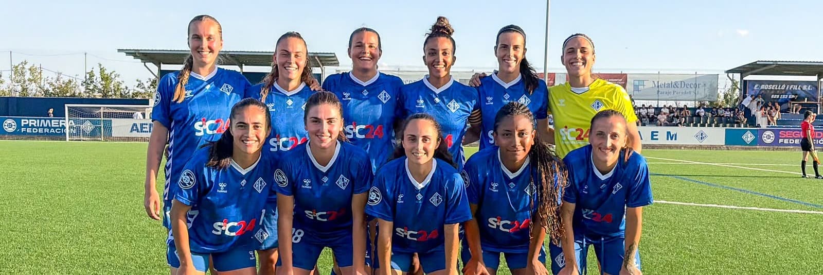 Bona imatge de l'AEM, tot i la derrota davant el Zaragoza CFF