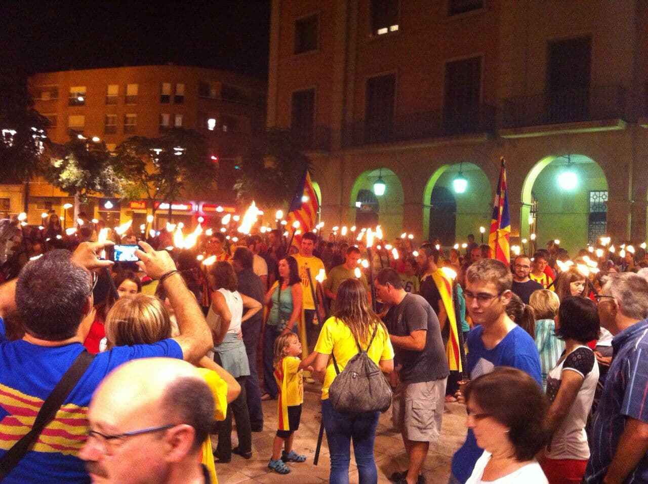 Mollerussa recupera l’acte de ‘Torxes per la independència’, que tindrà lloc el 10 de setembre