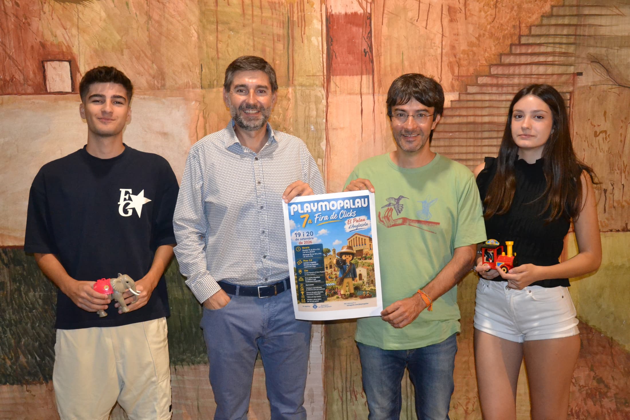 La Fira de Clicks del Palau d’Anglesola arriba a la setena edició amb més de 2.000 metres quadrats d’exposició