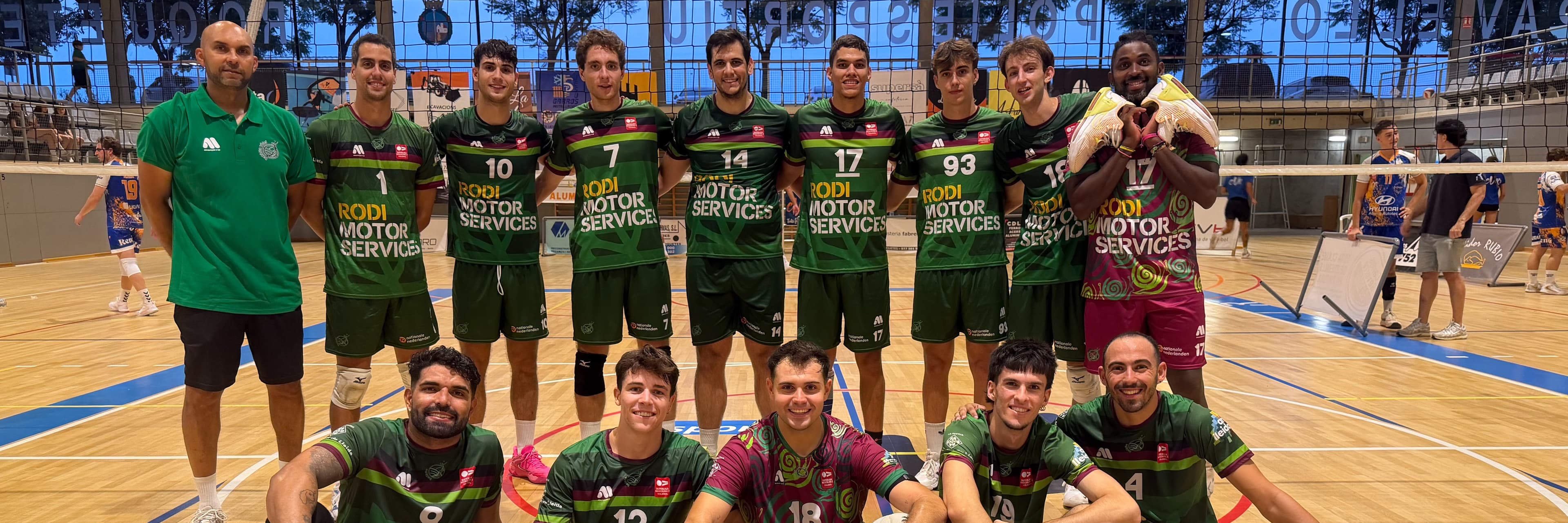 Sensacions positives del Rodi Balàfia Vòlei en la primera posada a punt de la pretemporada