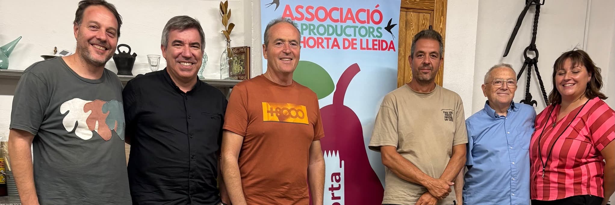 Jordi Torra es marca com a objectiu fer créixer el nombre de socis de l’Associació de Productors de l’Horta de Lleida