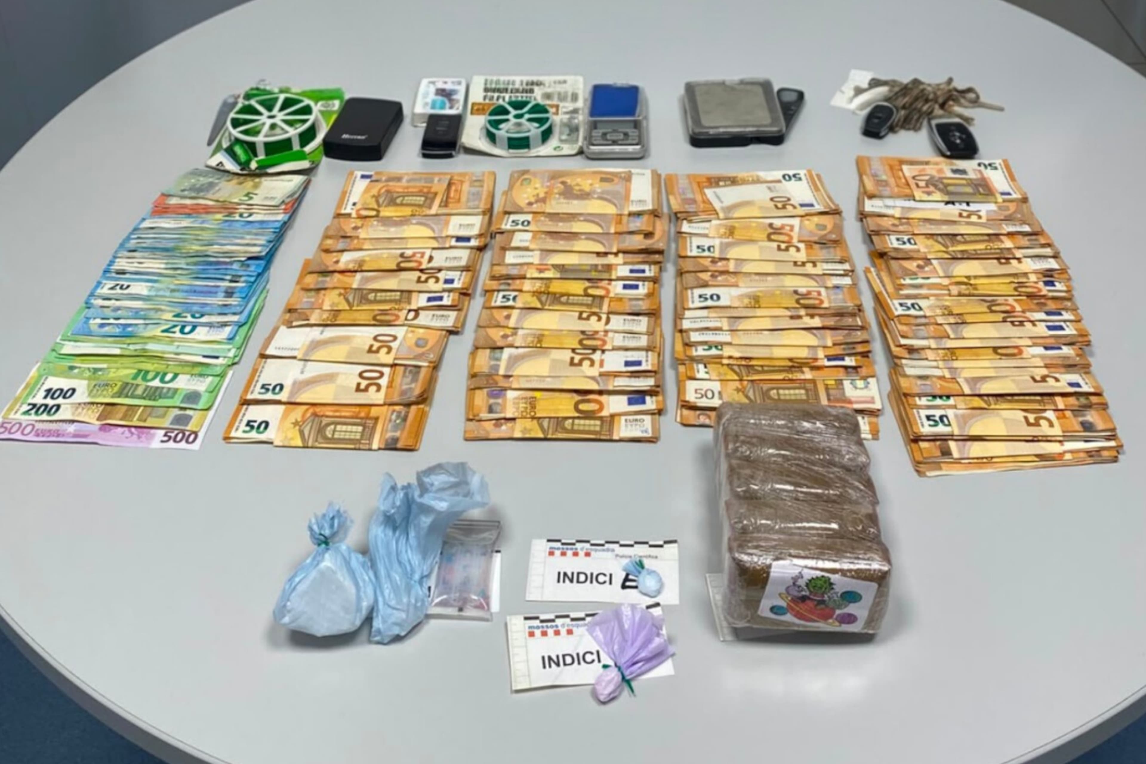 Detenen per tercera vegada un veí del Palau d'Anglesola per vendre droga al Pla d’Urgell i les Garrigues