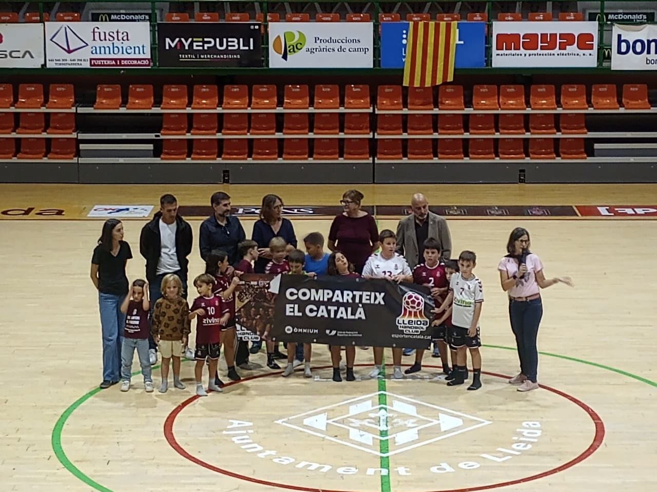 Òmnium i Lleida HC oficialitzen la seva col·laboració dins el projecte ’30 dies entrenant en català’