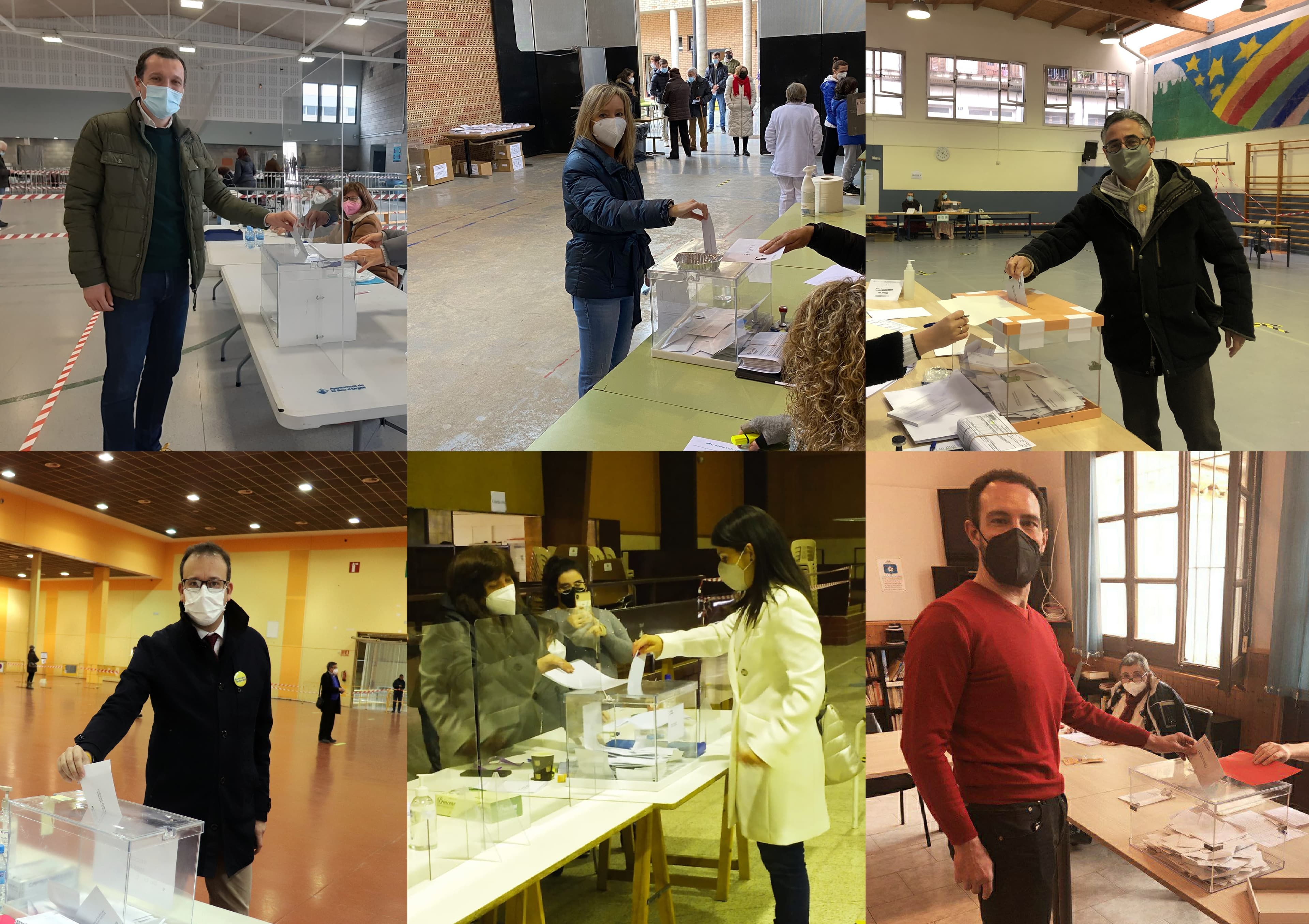 Les crides a la participació i l'èxit del dispositiu electoral, principals missatges dels caps de llista per Lleida