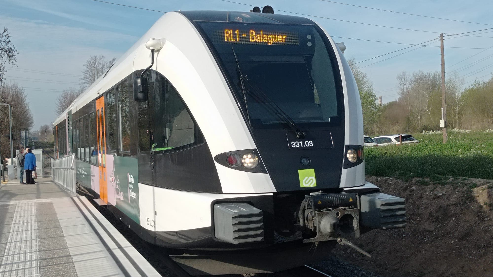 La línia Lleida-La Pobla de Segur registra un nou rècord de demanda i supera el mig milió de viatges en l'últim any