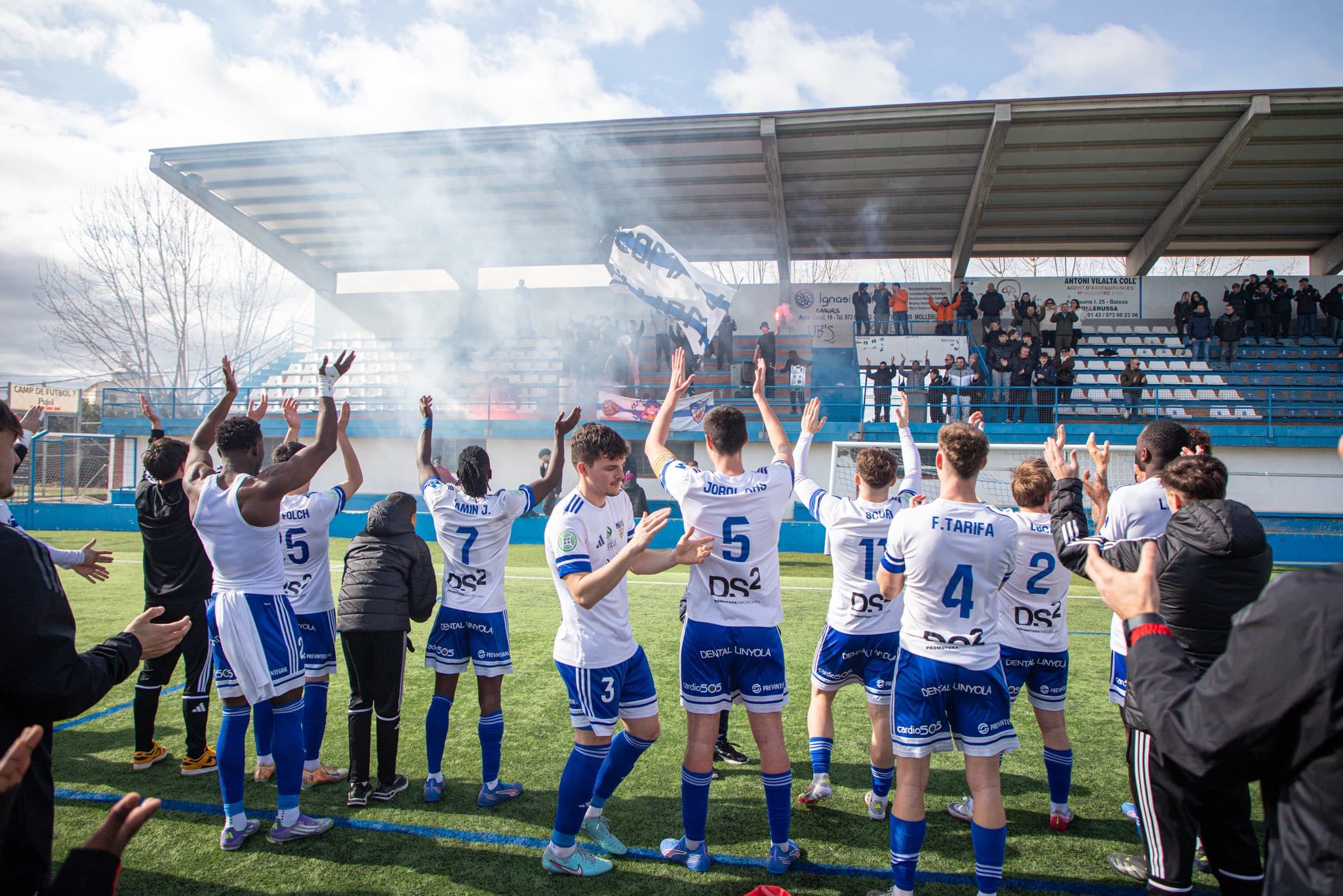 Remuntada èpica del Mollerussa amb deu jugadors al Municipal