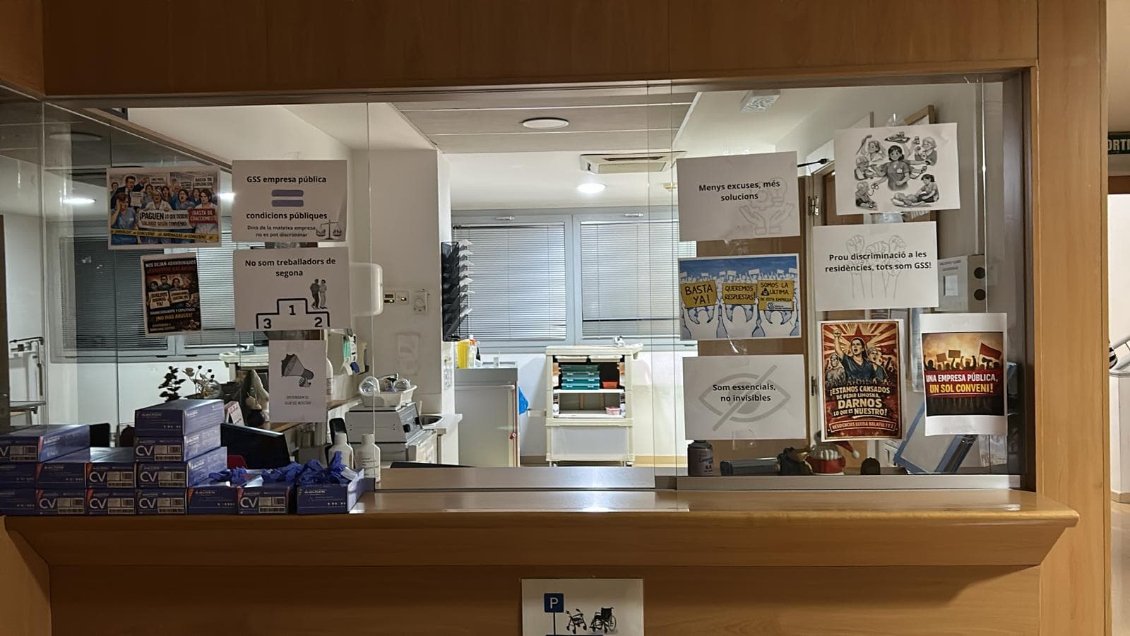 El Comitè d’Empresa de l’Hospital Universitari de Santa Maria dona suport als treballadors de les residències de Balàfia I i II