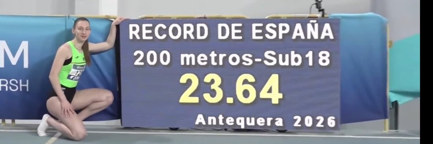 Doble or lleidatà amb rècord d'Espanya inclós als Campionats d’Espanya sub-18 de pista coberta